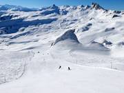 Perfecte pistepreparatie op de Flumserberg