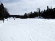 Oefenhelling met eigen sleeplift bij het dalstation