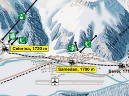 Skigebied Survih – Samedan