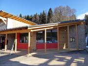 Verzorgde kassa-ruimte Tablat