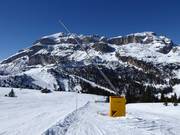 Sneeuwlans in Arabba