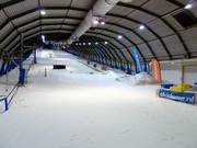 Uitzicht op de piste bij de sleeplift