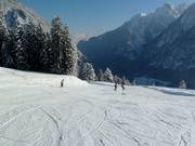 Beginnerspiste bergstation Dorfbahn
