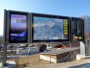 Informatiebord in het dal