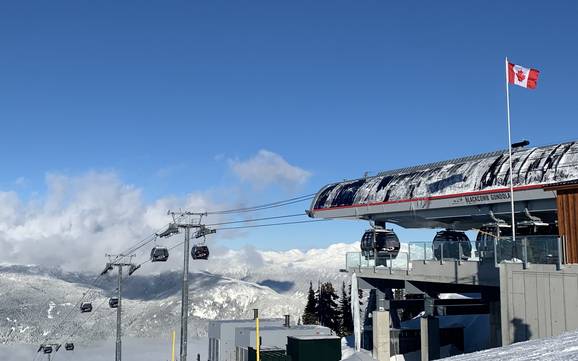 Skiliften Garibaldi Ranges – Liften Whistler Blackcomb