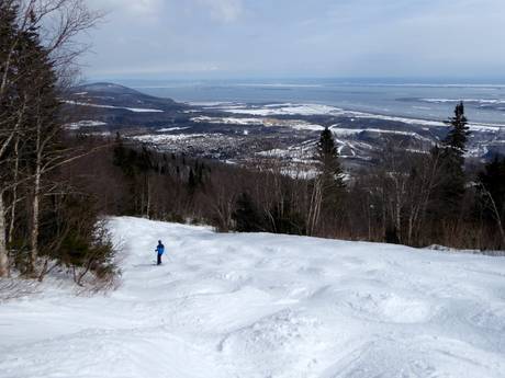 Skigebieden voor gevorderden en off-piste skiërs Capitale-Nationale – Gevorderden, off-piste skiërs Mont-Sainte-Anne