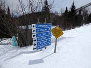 Toegang tot de moeilijke pistes