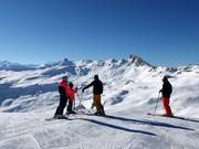 Panorama bij Leist met uitzicht op de Spitzmeilen, Wissmeilen en Magerrain