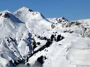 Uitzicht vanaf de Reiterkogel richting Fieberbrunn