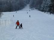 De piste op de Hesselberg