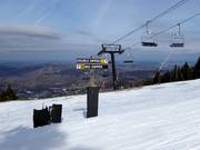 Toegang tot de Double Diamond afdalingen