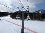 Furano Downhill Swift Lift No. 1 - 4-persoons hogesnelheidsstoeltjeslift (koppelbaar) met kap