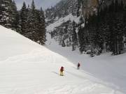 Zwarte piste bij de Mauritz-dubbele stoeltjeslift