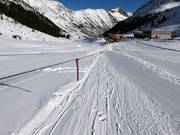 Gemakkelijke piste bij de Babylift Kühtai