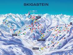 Pistekaart Graukogel – Bad Gastein