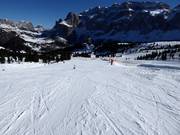 Gemakkelijke piste Sotsalong boven Plan de Gralba