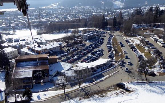 Schobergroep: bereikbaarheid van en parkeermogelijkheden bij de skigebieden – Bereikbaarheid, parkeren Zettersfeld – Lienz
