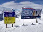 Bewegwijzering bij de Schareck