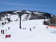 Gemakkelijke piste bij de stoeltjeslift First Time Express