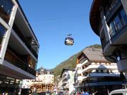 De Silvrettabahn vertrekt direct in Ischgl.