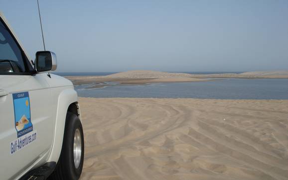 Grootste hoogteverschil in Katar – zandskigebied Sandboarding Mesaieed (Doha)