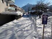 Toegang tot de loipe in Altenmarkt