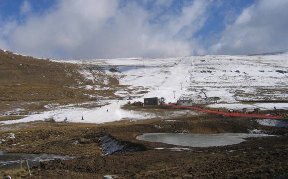 Grootste hoogteverschil in het district Butha-Buthe – skigebied Afriski Mountain Resort
