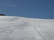 Vers vers geprepareerde piste