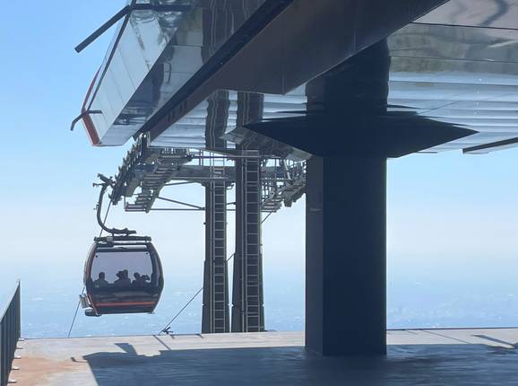 Bergstation Sljeme op 1030 m