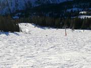 Skiroute bij de Seeeckbahn