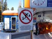 Het is verboden de bossen te betreden