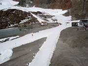 Sneeuw waar je het nodig hebt in het voorseizoen