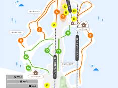 Pistekaart Iizuna Resort