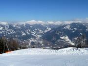 Uitzicht vanaf de Strohsack richting St. Oswald