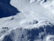 Overzicht langlaufloipe Lazaun