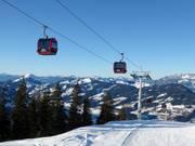 Fleckalmbahn - 10-persoons gondel met stoelverwarming (met 1 kabel)