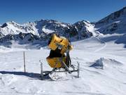 Sneeuwkanon op de Kaunertaler Gletscher