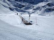 Transportband en oefenpiste bij de Trübsee