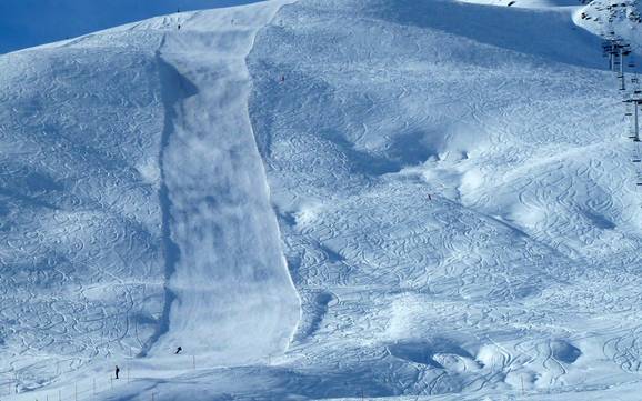 Skigebieden voor gevorderden en off-piste skiërs Unterengadin – Gevorderden, off-piste skiërs Scuol – Motta Naluns