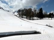 Gemakkelijke piste met transportband in Laquette
