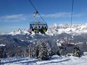 Gasselhöhebahn II - 6-persoons hogesnelheidsstoeltjeslift (koppelbaar) met kap en stoelverwarming