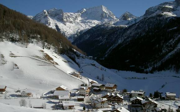Hoogste dalstation in de Skiworld Ahrntal – skigebied Rein in Taufers (Riva di Tures)