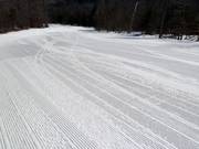 Geprepareerde piste op Whiteface Mountain