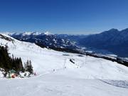 Uitzicht over het skigebied Zettersfeld
