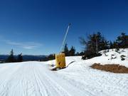 Sneeuwlans in het skigebied Norefjell