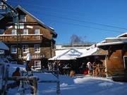 Dichter bij de lift kan bijna niet