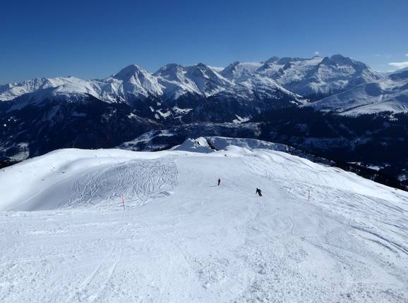 Piste bij de stoeltjeslift Parlets