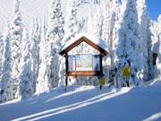 Een van de vele informatieborden bij de bergstations