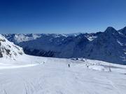 Afdaling van de Corvatsch