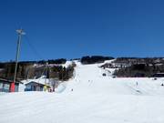 Onderste deel van de piste Hafjell/einde van de Olympia-afdaling